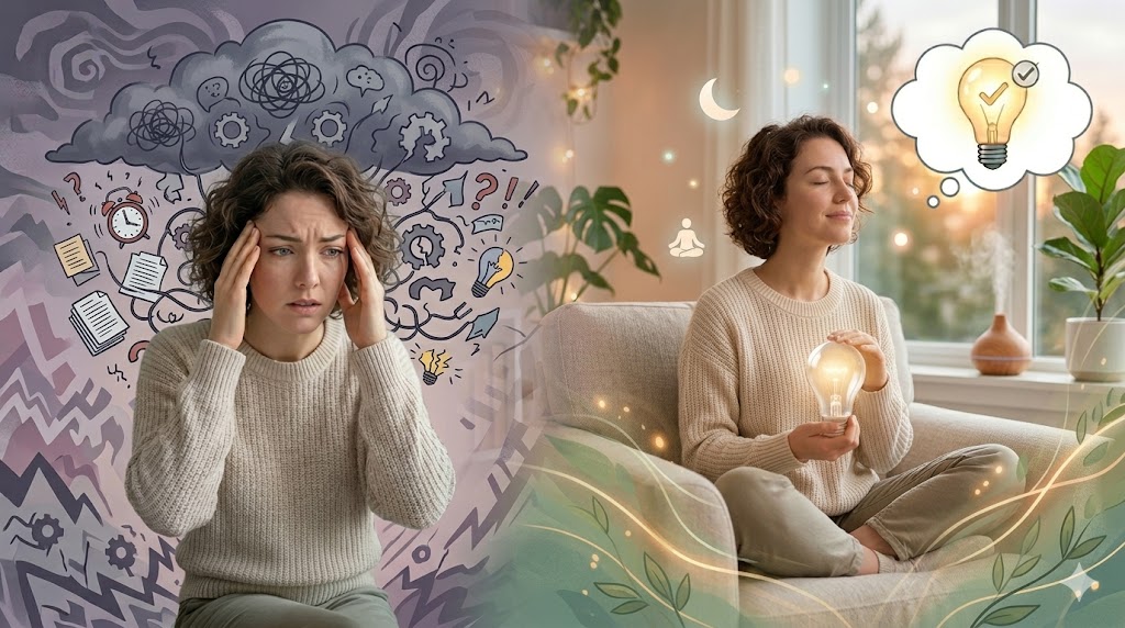 how to relax your mind when you feel mentally overwhelmed