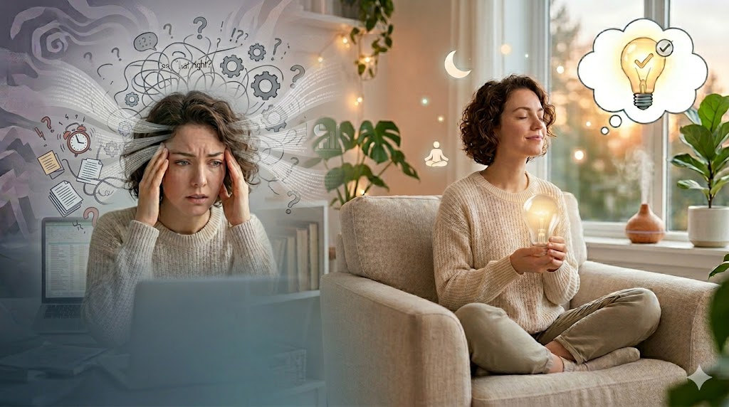 why your brain overthinks small problems and how to stop it