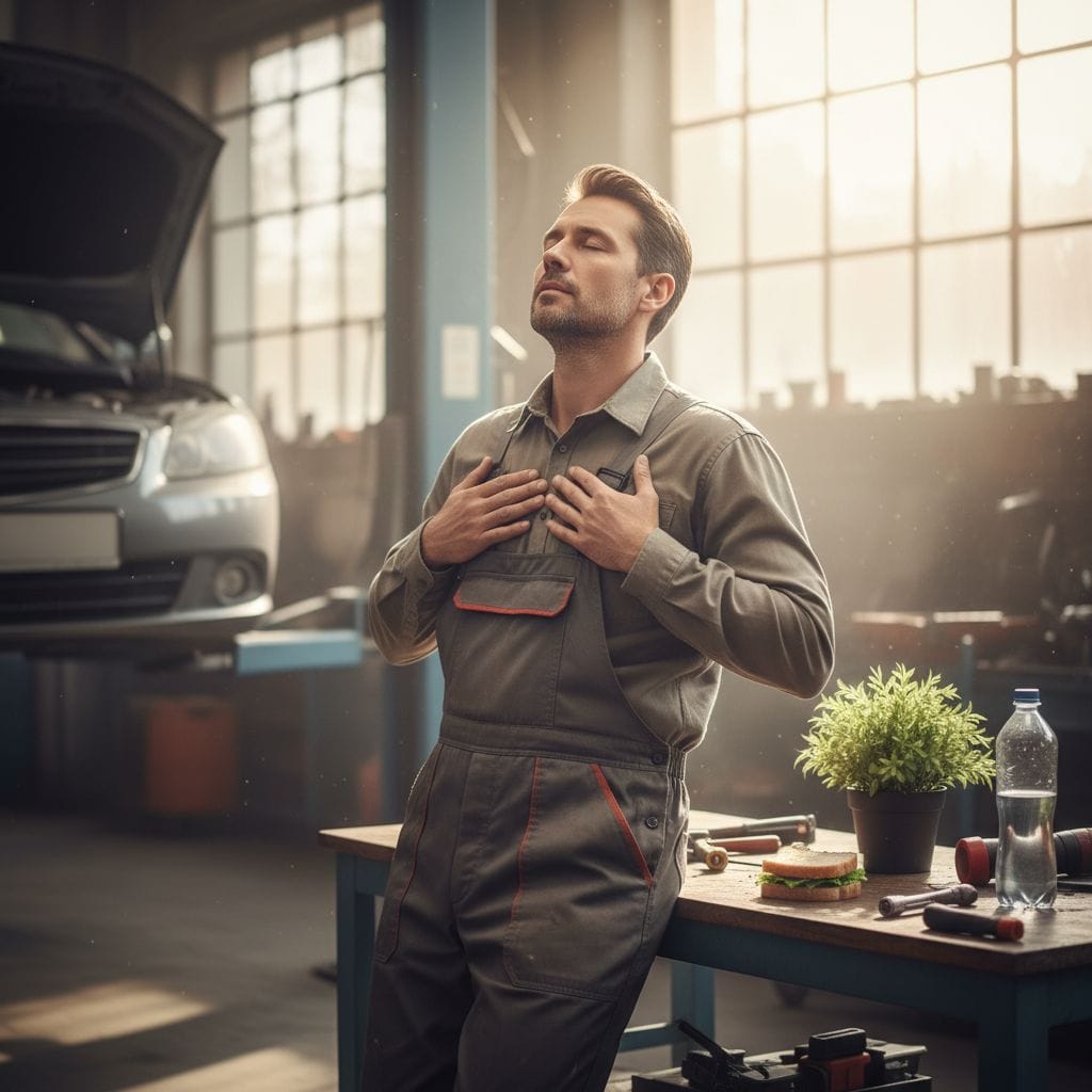 Stress Management for Mechanics Micro-Breaks & Breathing Techniques